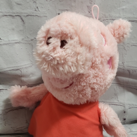 Fiesta Peppa Pig Plush 13.5-inch Stuffed Animal Scruffy In Red Dress C19393 Pink - Picture 4 of 10